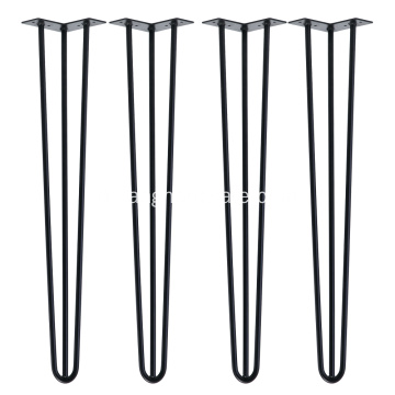 China Antike Möbel Zubehör Stahl Haarnadel Tischbeine Hersteller